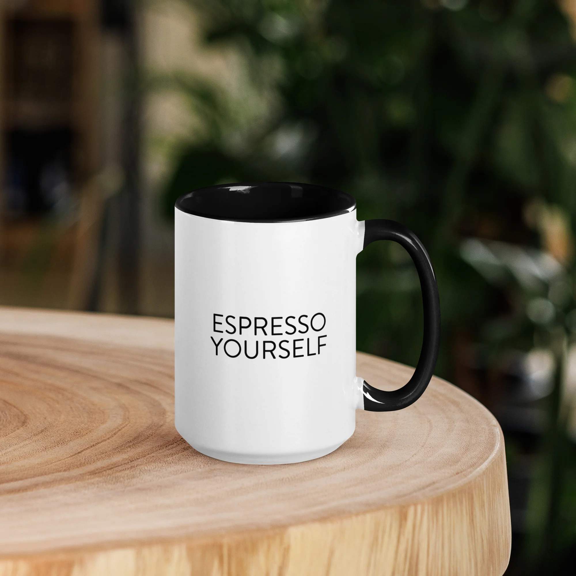 Espresso Yourself Mug (Black) - Image 3