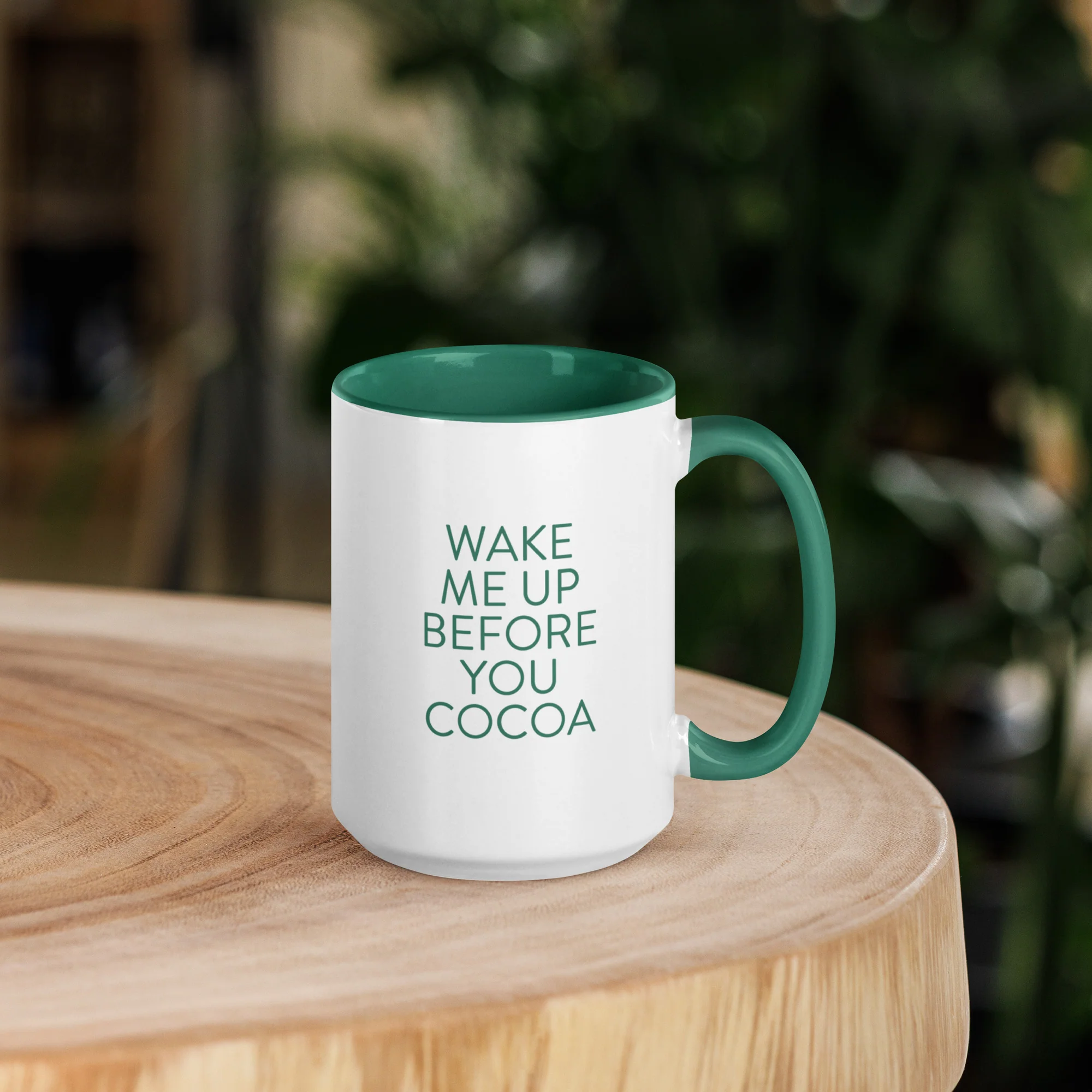 Wake Me Up Mug (Green) - Image 3